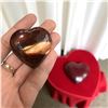 Image 2 : Carnelian Heart shaped Stone 1.3 Inch