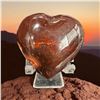 Image 4 : Carnelian Heart shaped Stone 1.3 Inch