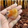 Image 1 : Carnelian Heart shaped Stone 1.3 Inch