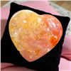 Image 3 : Carnelian Heart shaped Stone 1.3 Inch