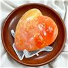 Image 4 : Carnelian Heart shaped Stone 1.3 Inch