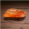 Image 4 : Carnelian Heart shaped Stone 3 Inch