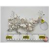 Image 1 : ACCESSORY : Hair Piece : Bridal Classics : T-4483 : Ivory/Silver