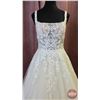 Image 2 : WEDDING GOWN : Size 8 : Justin Alexander : 88244 "Dreama" : Ivory/Ivory/Nude