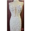 Image 2 : WEDDING GOWN : Size 10 : Allure : C725 : Ivory/Champagne/Nude