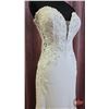 Image 3 : WEDDING GOWN : Size 10 : Allure : 9776 : Ivory/Nude/Silver