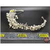 Image 3 : ACCESSORY : Hair Piece : Bridal Classics : T-4471 : Pearl/Silver