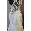 Image 9 : WEDDING GOWN : Size 12 : Allure : 9805 : Ivory/Nude/Silver