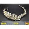 Image 2 : ACCESSORY : Hair Piece : Bridal Classics : T-4471 : Pearl/Silver