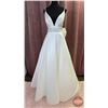 Image 1 : WEDDING GOWN : Size 14 : Madison James : MJ1053 "Gemma" : Ivory Stripe