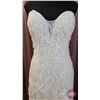 Image 2 : WEDDING GOWN : Size 16 : Casablanca : BL343 "Opal" : Champagne/Ivory