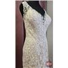 Image 3 : WEDDING GOWN : Size 18 : Allure : 3106 : Champagne/Ivory/Nude/Silver