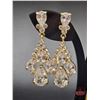 Image 2 : ACCESSORY : Earrings : Bridal Classics : 2 Sets w/Stand