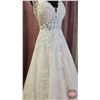 Image 3 : WEDDING GOWN : Size 24 : Justin Alexander : 88306 "Felicia" : Nude/Ivory