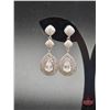 Image 2 : ACCESSORY : Earrings w/Stand : Bridal Classics : 2 Sets