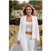 Image 1 : WOMEN'S SHORT TUXEDO COAT : Size 16 : Allure : WL101 : Diamond White