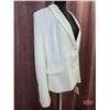 Image 3 : WOMEN'S SHORT TUXEDO COAT : Size 16 : Allure : WL101 : Diamond White