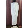 Image 1 : WOMEN'S CIGARETTE TUXEDO PANTS : Size 20 : Allure : WL104 : Diamond White