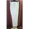 Image 3 : WOMEN'S CIGARETTE TUXEDO PANTS : Size 20 : Allure : WL104 : Diamond White