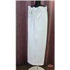 Image 1 : WOMEN'S HIGH WAISTED WIDE LEG TUXEDO PANTS : Size 16 : Allure : WL103 : Diamond White
