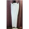 Image 1 : WOMEN'S STRAIGHT LET TUXEDO PANTS : Size 14 : Allure : WL102 : Diamond White