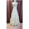 Image 1 : WEDDING GOWN : Size 8 : Wishes : MMB84 (2362) : Ivory/Silver