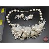 Image 1 : ACCESSORY : Necklace Set : Bridal Classics : Pearl & Floral Accents