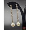 Image 2 : ACCESSORY : Earrings w/Stand : Bridal Classics : 2 Sets : Pearl Accents