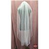 Image 1 : ACCESSORY : Fingertip Veil : Bridal Classics : V-778 : Scattered Pearl/Crystal