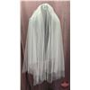 Image 1 : ACCESSORY : Fingertip Veil : Bridal Classics : V-663 : Blush