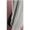 Image 2 : ACCESSORY : Fingertip Veil : Bridal Classics : MV-2375 : Beaded Edge (Note: Missing Sequins)