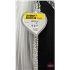 Image 4 : ACCESSORY : Fingertip Veil : Bridal Classics : MV-2515 : Beaded Edge : Ivory