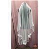 Image 1 : ACCESSORY : Fingertip Veil : Bridal Classics : V-695 : Lace Pierced