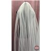 Image 2 : ACCESSORY : Cathedral Veil : Bridal Classics : V-665 : Raw Edge (Oyster) : 108" x 108"