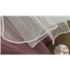 Image 2 : ACCESSORY : Fingertip Veil : Bridal Classics : V-774 : Rolled Edge