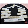 Image 1 : ACCESSORY : Belt : Joshua B : JB5008 : Ivory/Clear/Silver