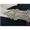 Image 3 : ACCESSORY : Belt : Joshua B : JB5008 : Ivory/Clear/Silver