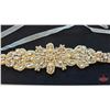 Image 2 : ACCESSORY : Belt : Bridal Classics : Belt-45 : Rose Gold/Clear/Gold