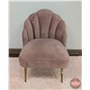 Image 1 : FIXTURE : Pink Velvet Accent Chair