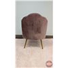 Image 4 : FIXTURE : Pink Velvet Accent Chair