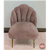 Image 1 : FIXTURE : Pink Velvet Accent Chair