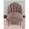 Image 1 : FIXTURE : Pink Velvet Accent Chair