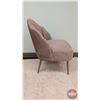 Image 3 : FIXTURE : Pink Velvet Accent Chair