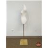 Image 3 : FIXTURE : Adjustable Female Dress Form Mannequin (White)