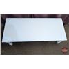 Image 2 : FIXTURE : White Coffee Table (Note : Few Stains)