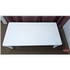 Image 2 : FIXTURE : White Coffee Table (Note : Few Stains)