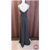 Image 2 : BRIDESMAID DRESS : Size 8 : Morilee : 21592 : Charcoal : Chiffon