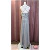 Image 2 : BRIDESMAID DRESS : Size 18 : Morilee : 21794 : Silver : Sequins