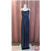 Image 1 : BRIDESMAID DRESS : Size M12 : Morilee : 14104 Maternity : Navy : Caviar Mesh, Sequins
