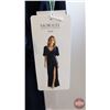 Image 4 : BRIDESMAID DRESS : Size 16 : Morilee : 31223 : Navy : Stretch Velvet
